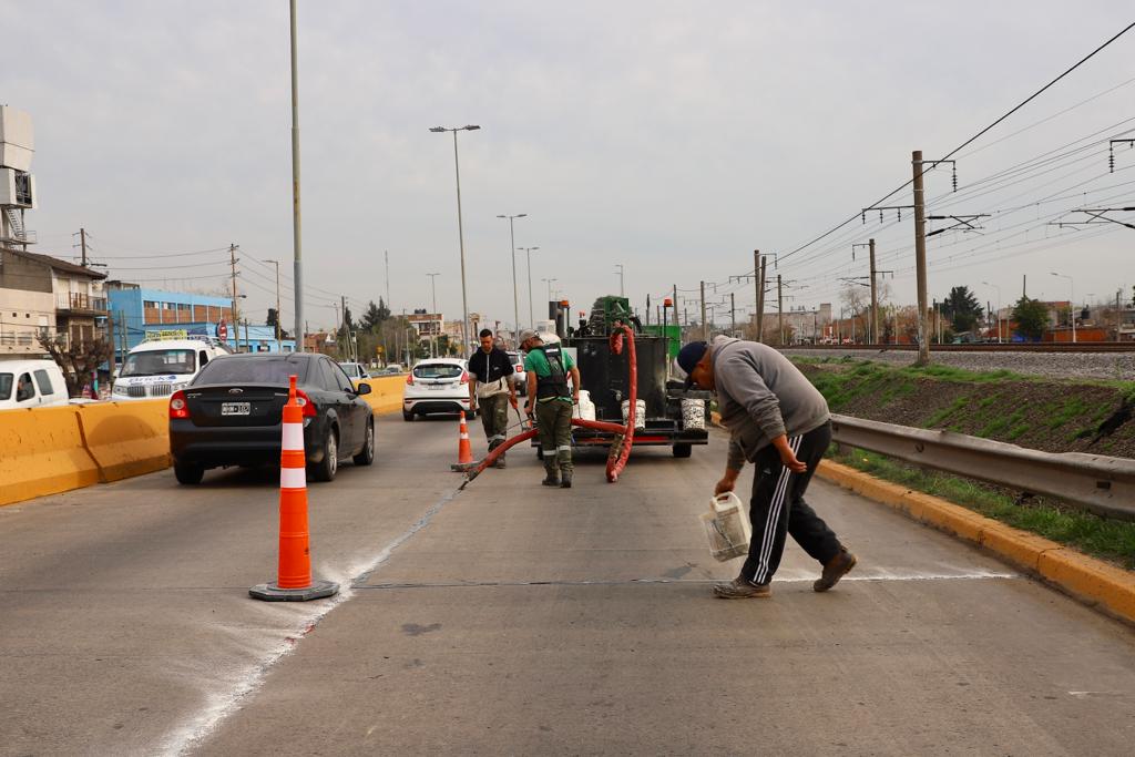 El Municipio de Esteban Echeverría realiza trabajos de tomado de juntas