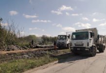 Acumar continúa con guardias operativas la limpieza de márgenes sobre el Riachuelo