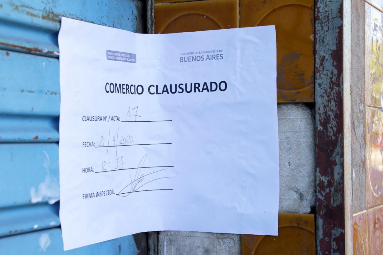 Clausuran dos comercios en La Matanza por incumplir con la nueva normativa de precios