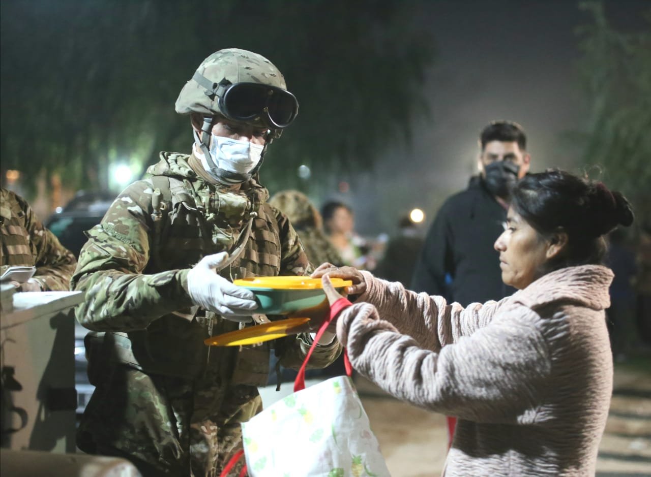 El Ejercito ya colabora en San Vicente en acciones contra el covid-19