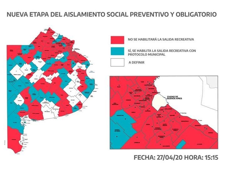 Mira el mapa que explica en qué municipios están permitidas las «salidas recreativas»