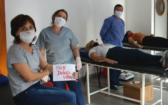 El Hospital El Cruce y la UNAJ realizan una Campaña de Donación de Sangre