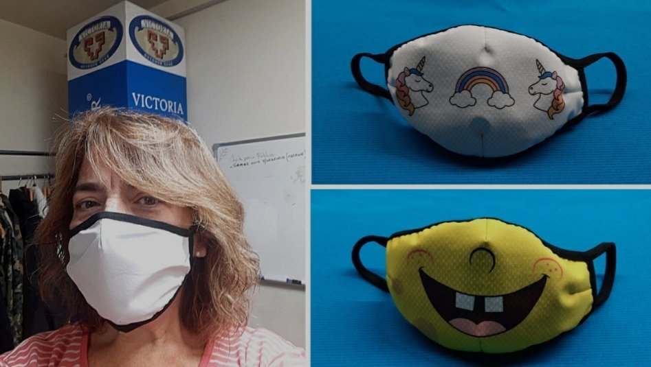 Una Pyme textil de Barracas se reconvirtió y ahora fabrica barbijos reutilizables