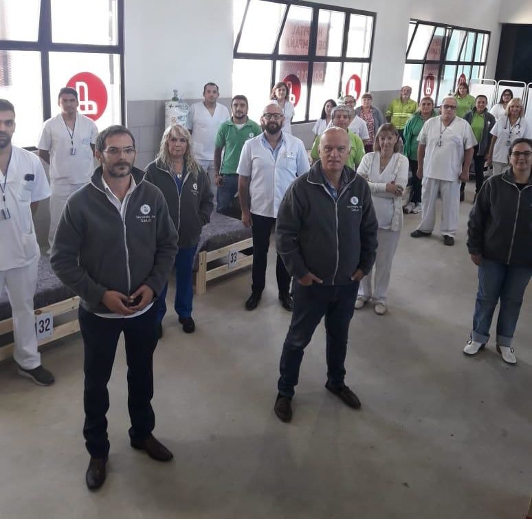 Lanús: 40 nuevos trabajadores se sumaron al equipo de Salud para enfrenar la pandemia