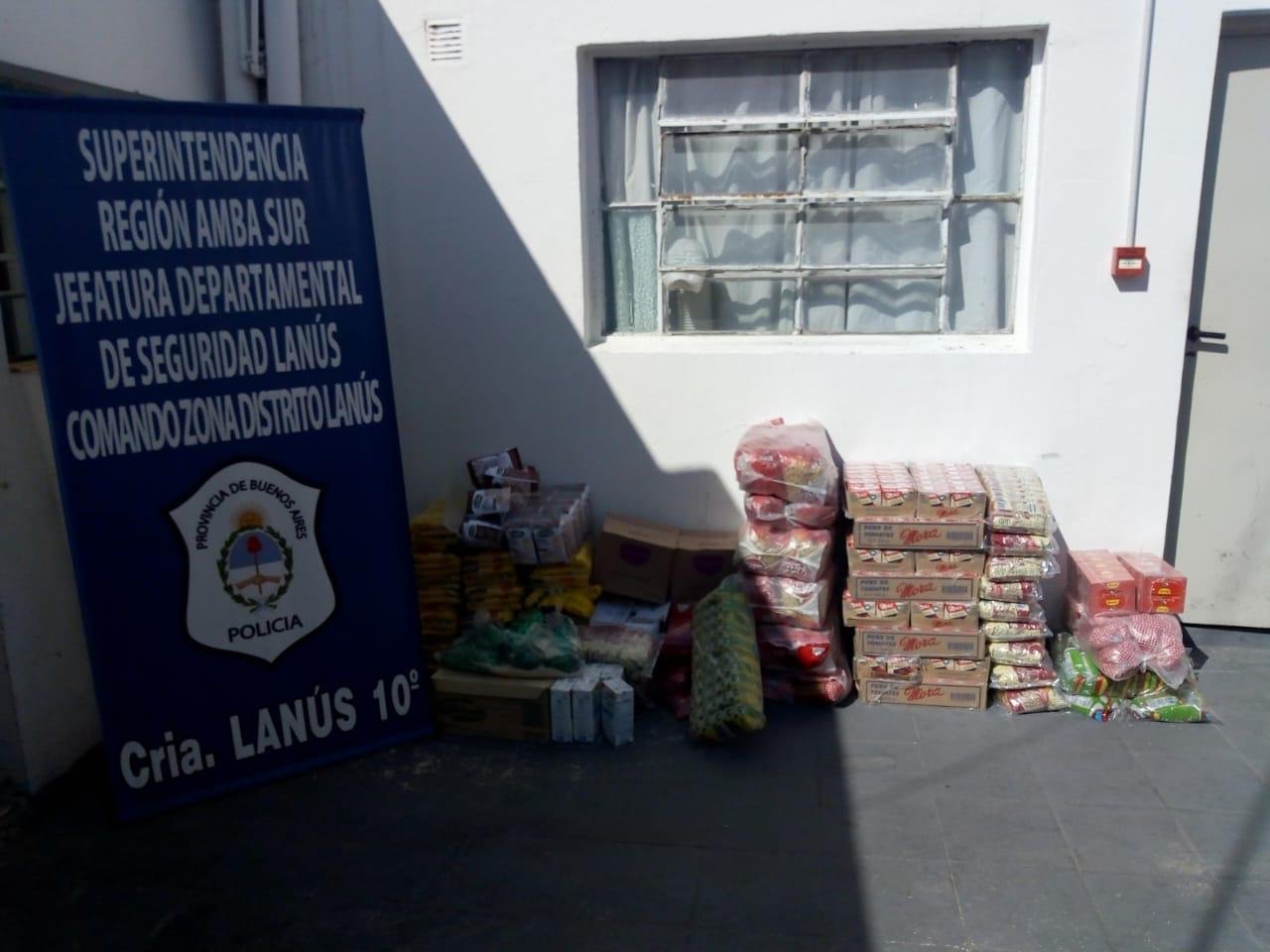 Sin códigos: desbaratan una banda que robaba los alimentos de comedores escolares de Lanús