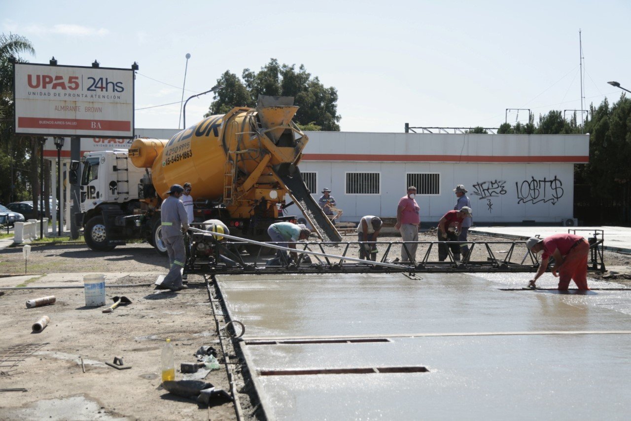 Construyen en Almirante Brown un hospital modular de emergencia de 1100 metros cuadrados