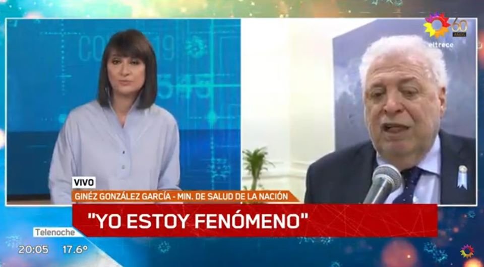 Ginés González García: «Estoy fenómeno, con ganas de volver a trabajar, espero mañana estar sentadito en mi sillón»