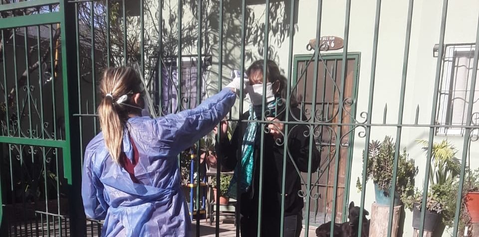 El Municipio realizó control de fiebre a más de 350 vecinos