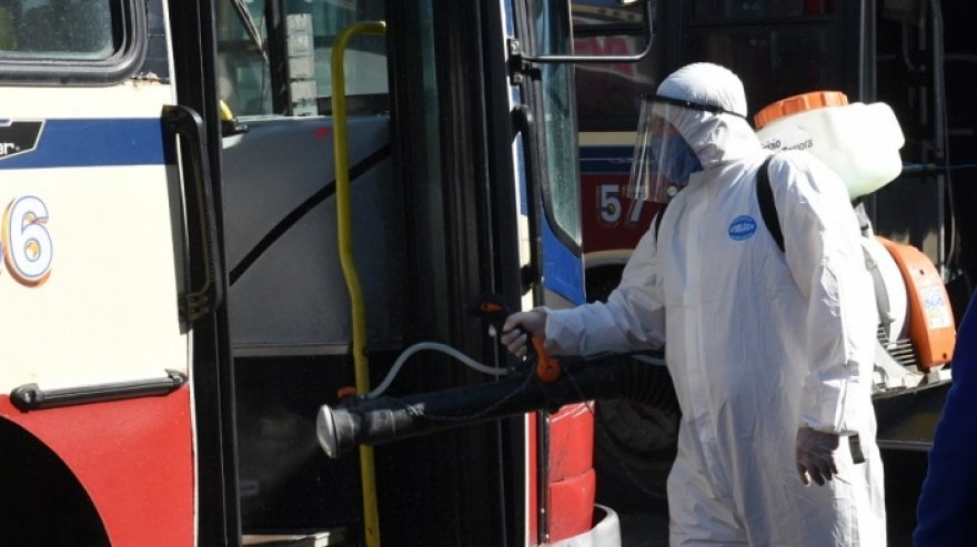 En la empresa de colectivos Villa Galicia: la Secretaría de Transporte supervisó los controles sanitarios