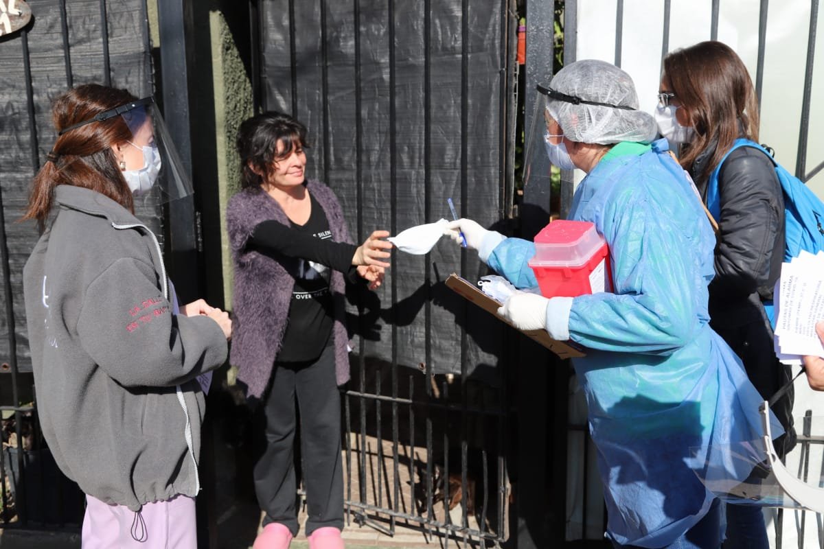 Coronavirus: finalizaron tres días del operativo «Casa por casa» en Monte Chingolo