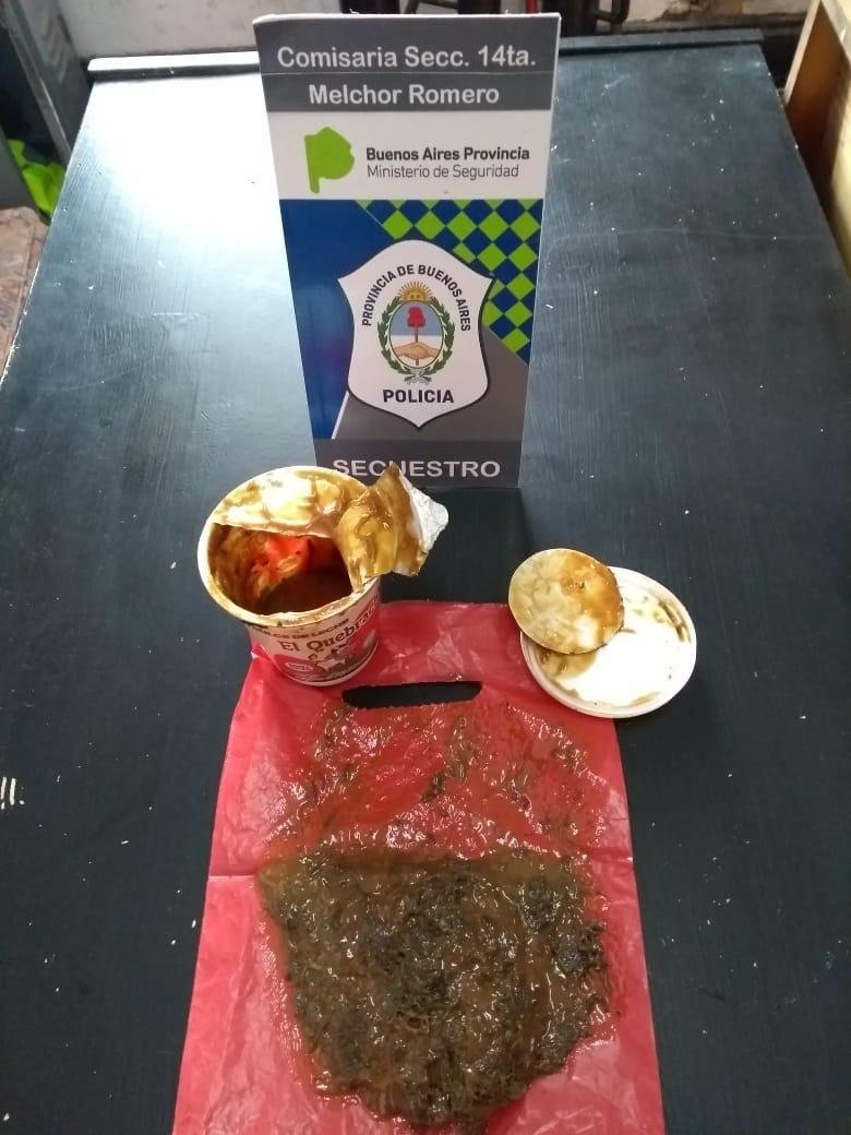 Quiso meter a la cárcel marihuana dentro de pote de dulce de leche