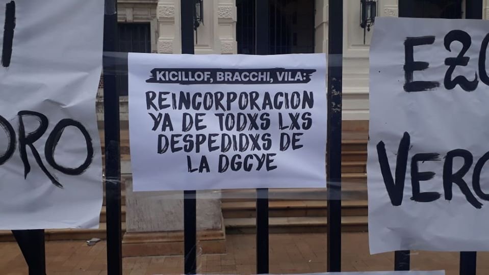 La Plata: trabajadores de Cultura y Educación reclamaron para que Provincia les renueven los contratos