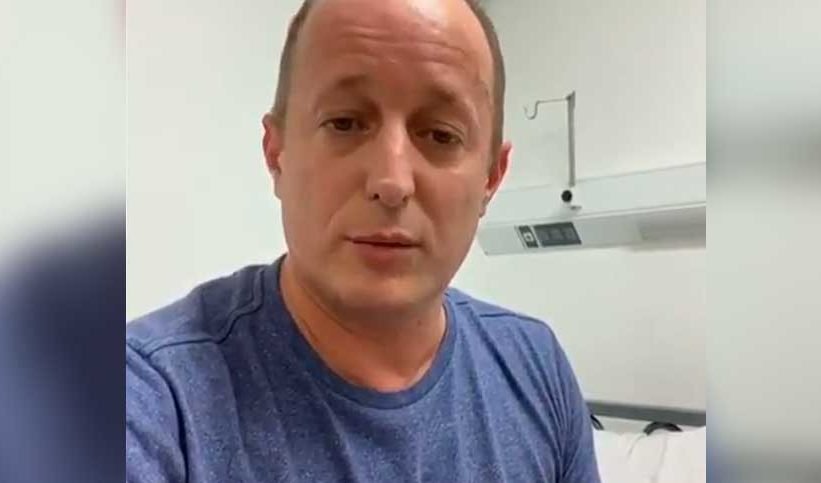 Insaurralde continúa con cuadros febriles y seguirá internado en observación