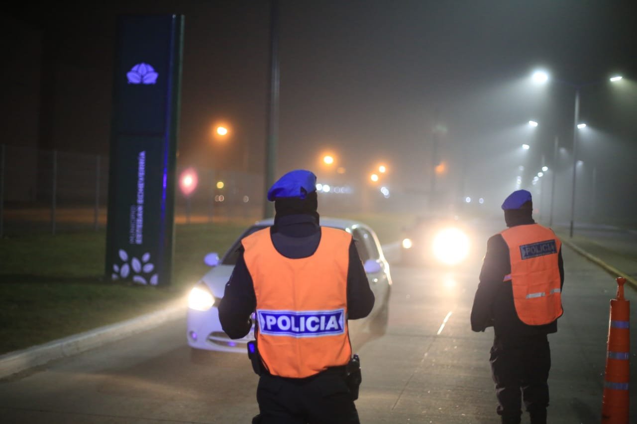 Echeverría: 11 detenidos en controles de circulacion