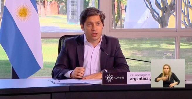 El gobernador Kicillof pidió “vaciar las calles”