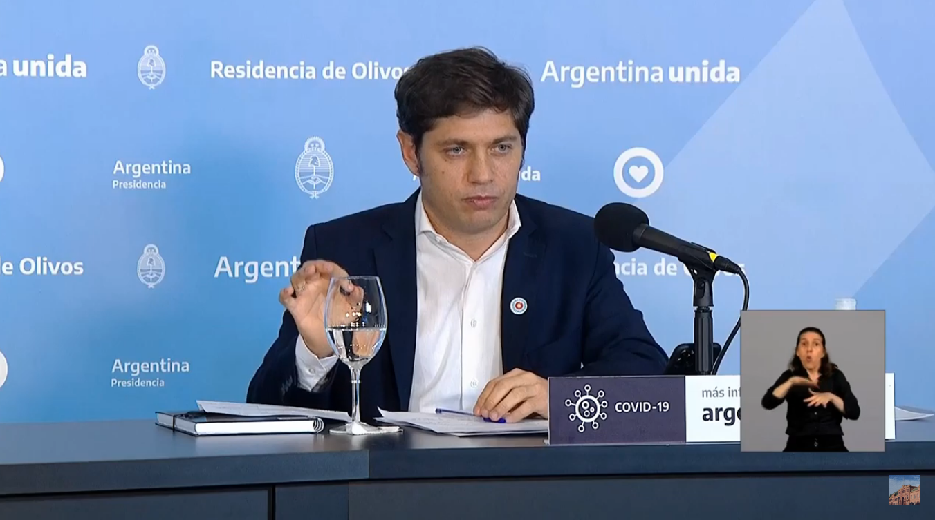Kicillof: «Entramos en semanas más complicadas»