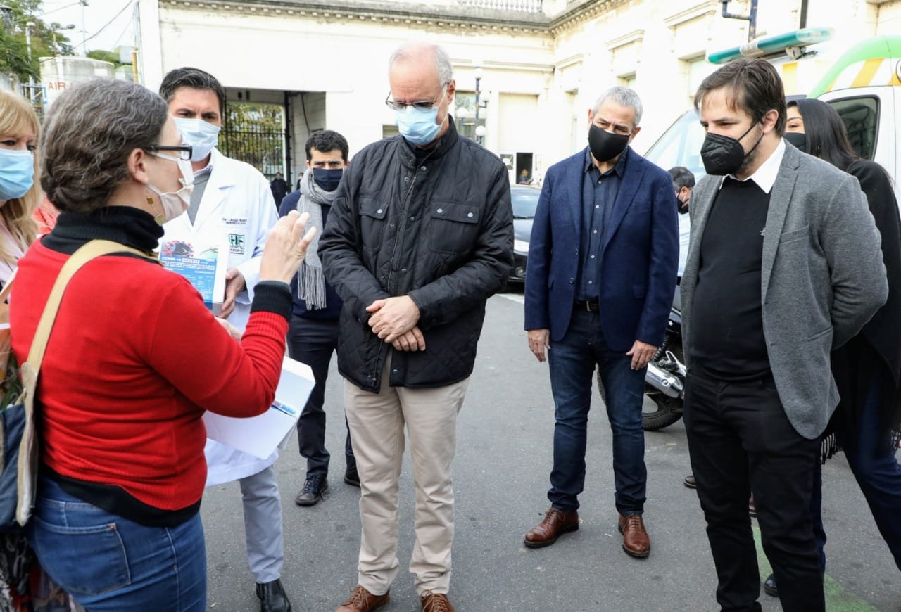 Se presentaron los nuevos test de diagnóstico rápido del Covid-19 en el Hospital Fiorito