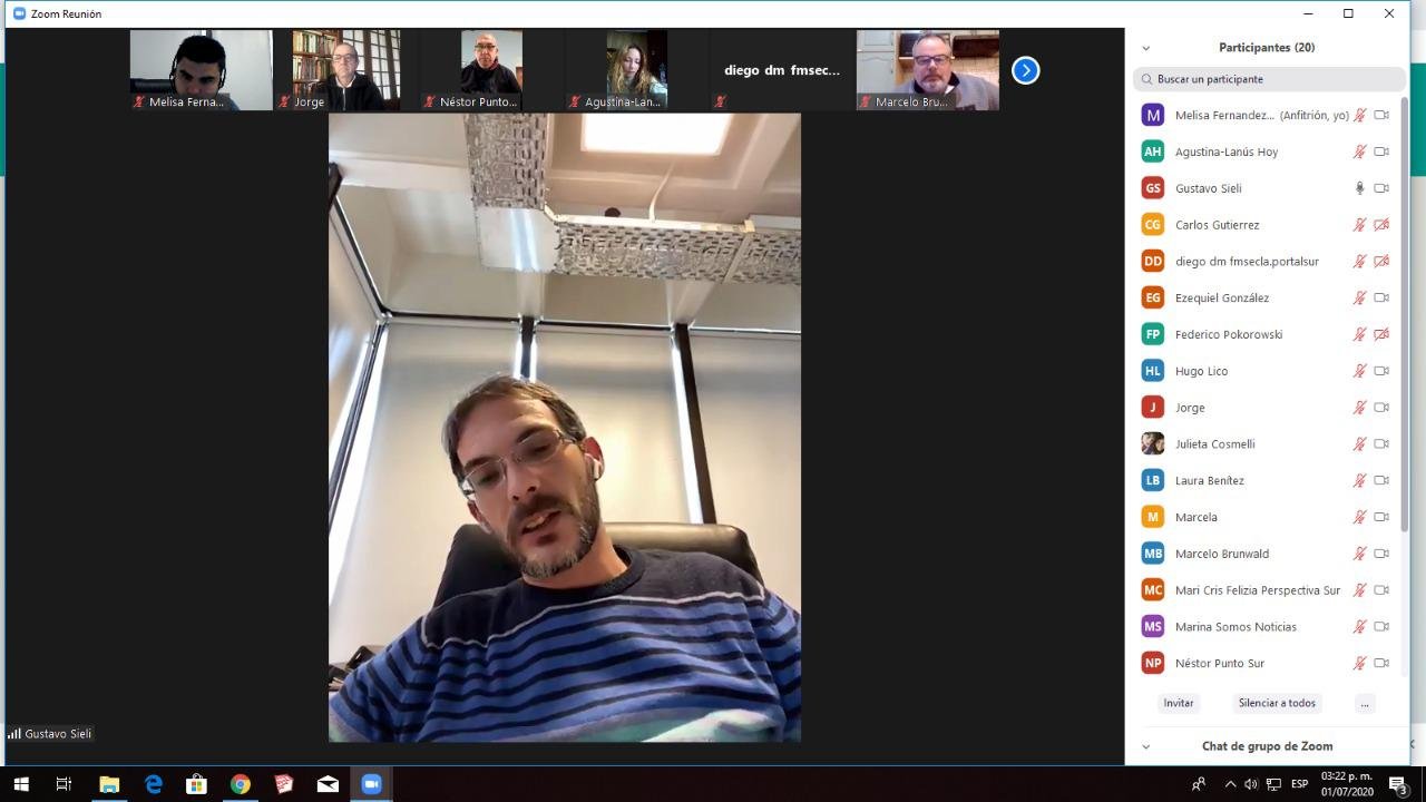 Lanús: el Secretario de Salud dialogó con la prensa local sobre el avance del Covid-19
