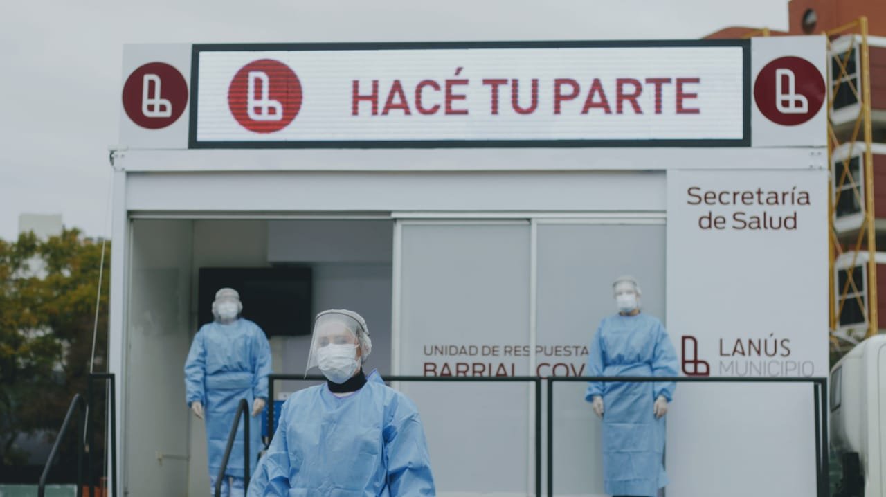 Lanús cuenta con dos nuevos consultorios móviles para testeos de Covid-19