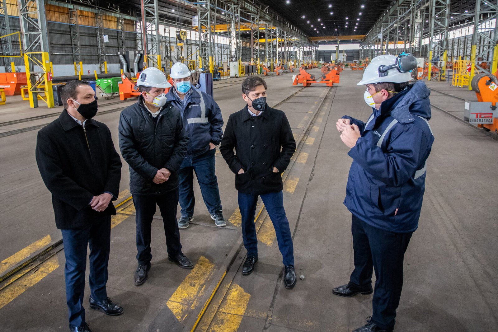 Florencio Varela: Kicillof visitó el parque industrial y tecnológico