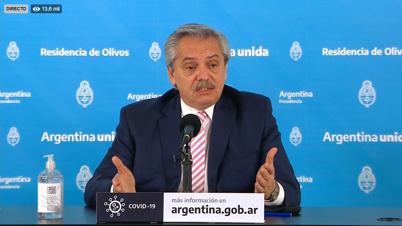 Fernández: «La producción latinoamericana de la vacuna será en Argentina y México»