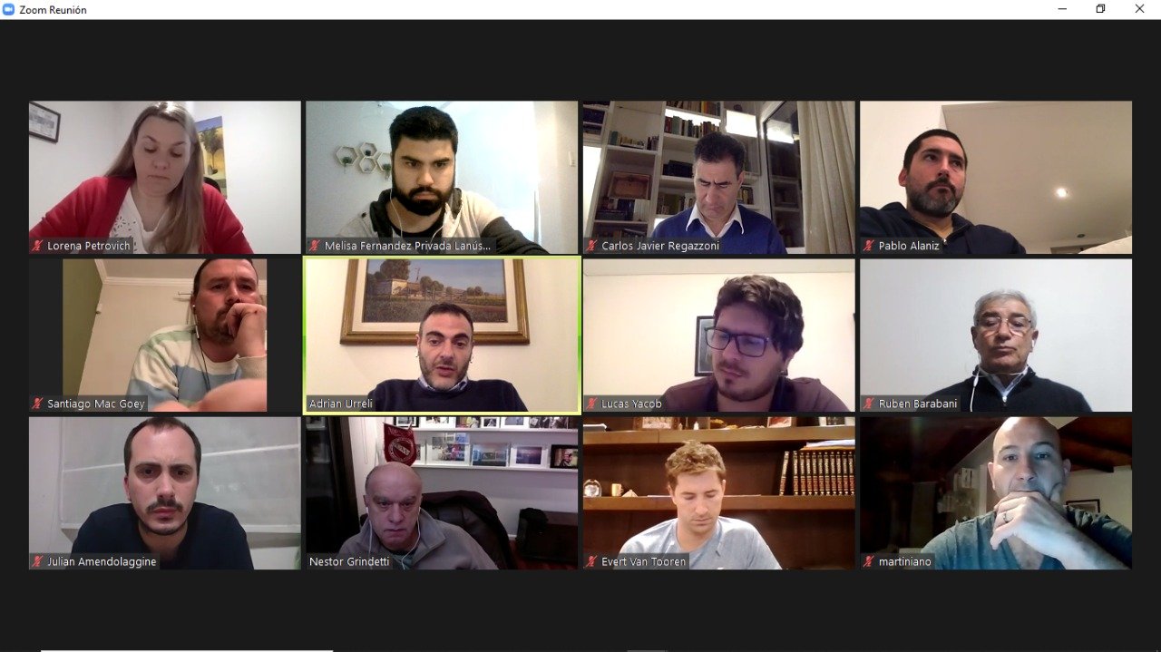 Grindetti con referentes PRO de la Tercera Sección Electoral