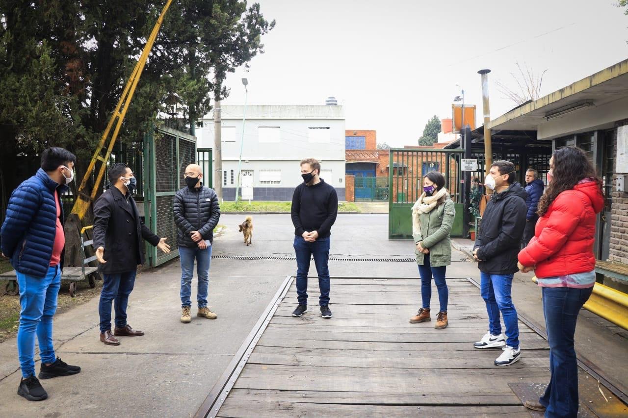 Otermín se reunió con los ex trabajadores de Canale que conformaron la Cooperativa de trabajo Cotramel
