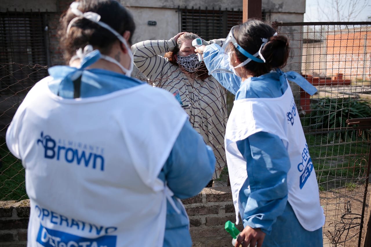 El Municipio llevó el operativo «Detectar» por Covid-19 a Glew y Malvinas Argentinas