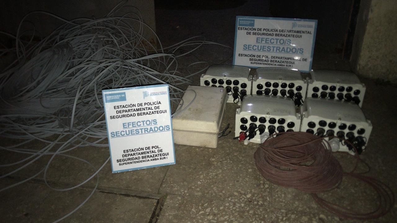 Cae banda dedicada al robo de equipos de fibra óptica de importante multinacional de telecomunicaciones