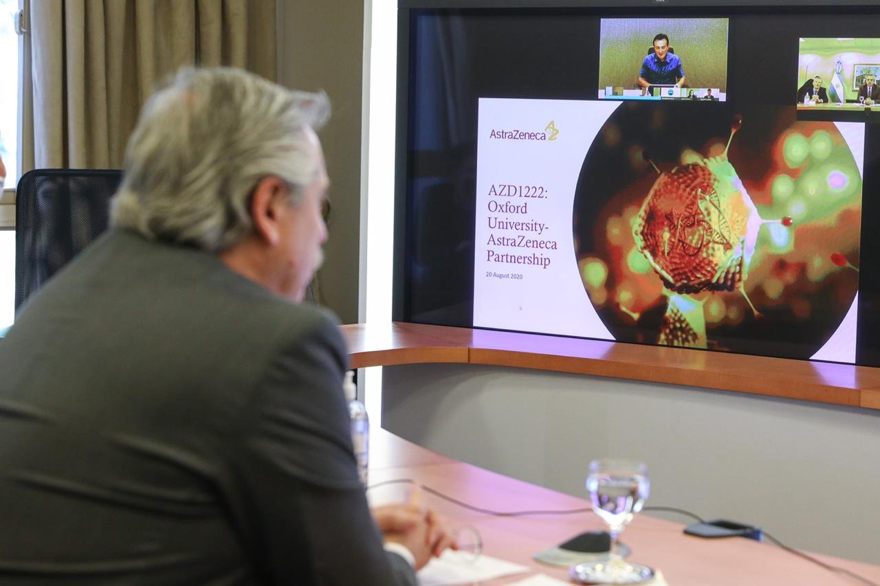 Alberto Fernández dialogó con el CEO global de AstraZeneca: “Que la vacuna se produzca sin fines de lucro y en Argentina es el cumplimiento de un sueño”