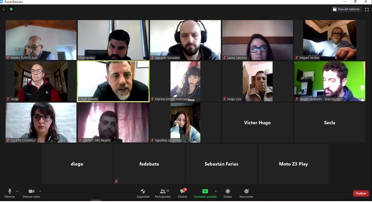 Seguridad, la post pandemia y el rol de la Justicia, los principales temas que abordó Kravetz con periodistas locales