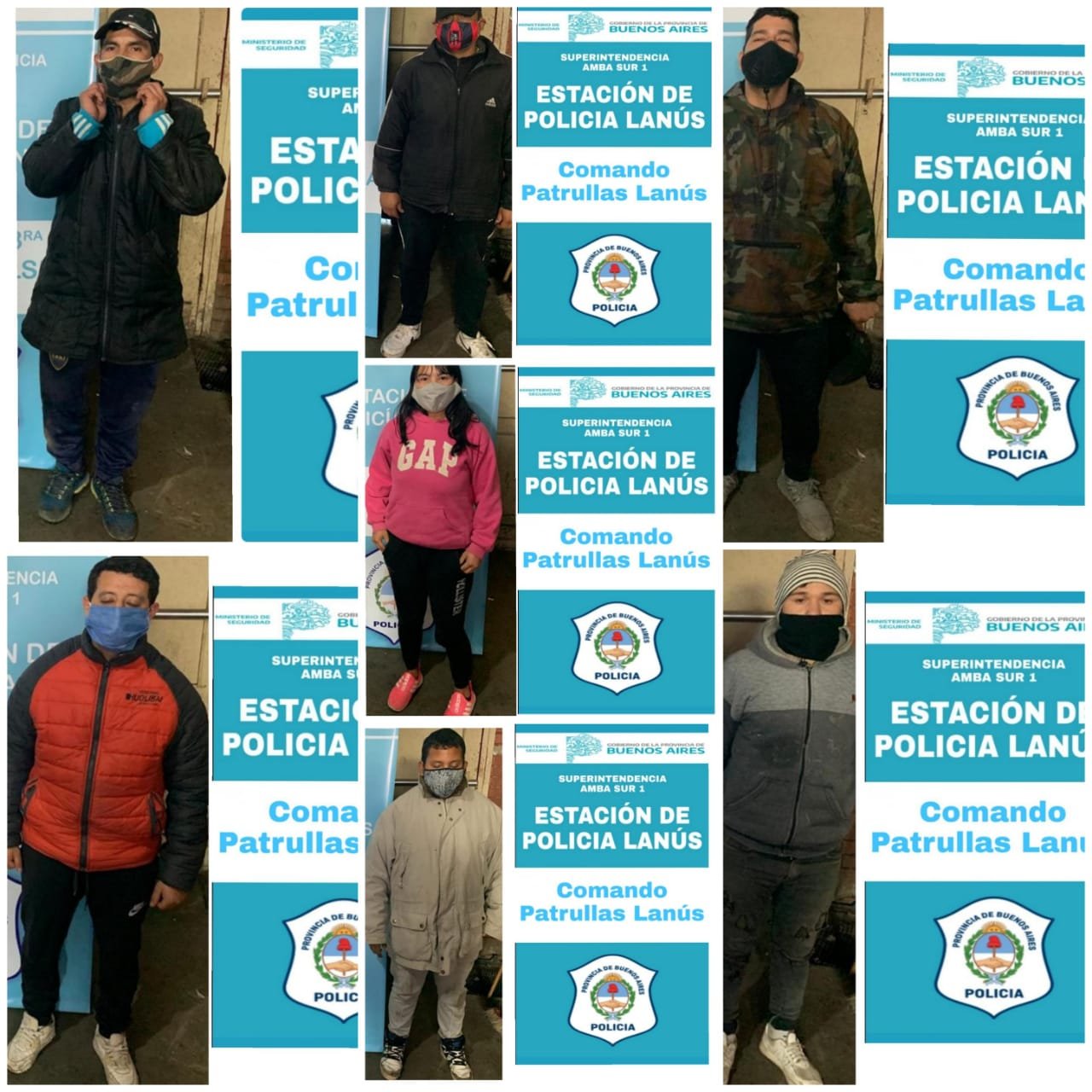 Detienen a siete personas en un intento de usurpación en Barrio Pampa