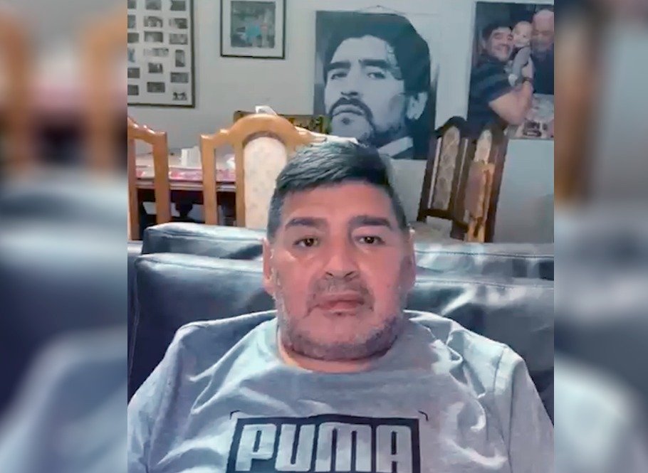 Maradona lanza una cruzada solidaria en todo el país