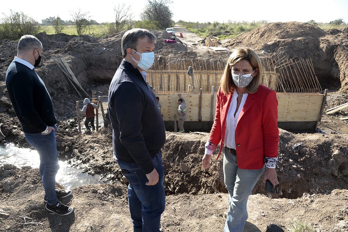 Cascallares recorrió obras en Glew, Burzaco y Ministro Rivadavia