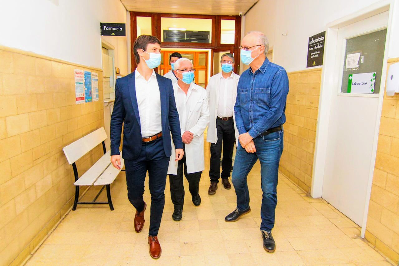 San Vicente: Mantegazza recibió al ministro Gollán