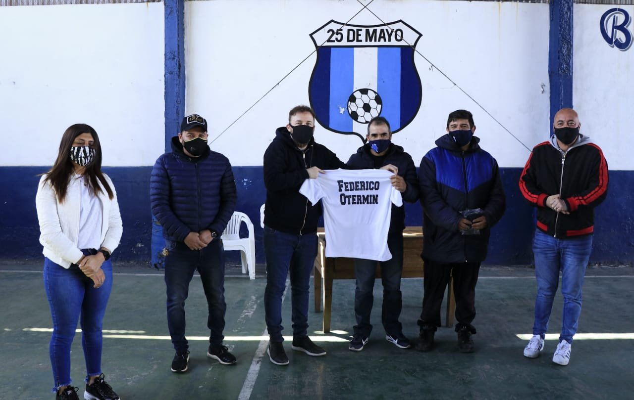 Otermín en el Club 25 de Mayo de Lomas: “La Ley de Asociaciones Civiles salda una deuda histórica”