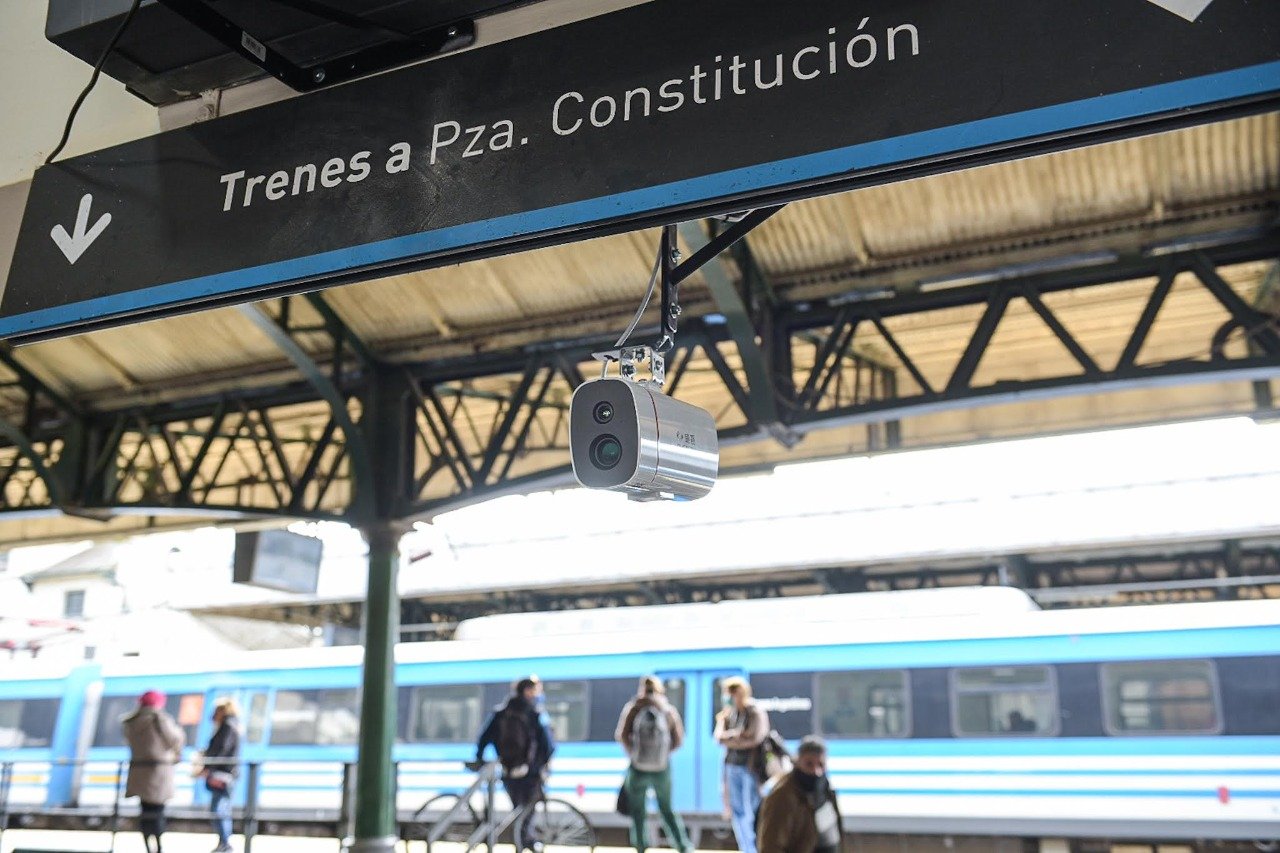 Inauguran nuevo sistema de cámara termográfica en estación Lomas de Zamora de la Línea Roca