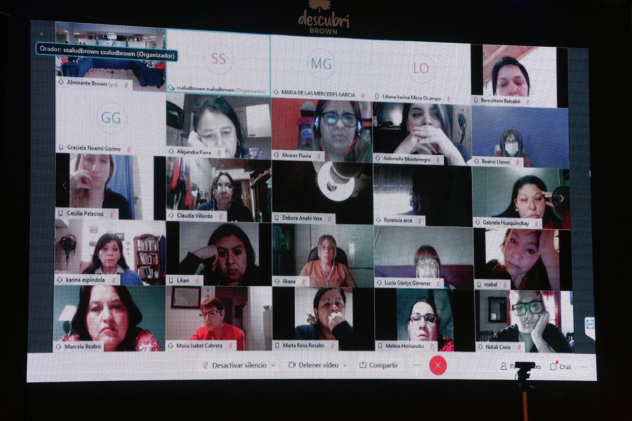 Cascallares encabezó la primera Jornada Virtual de Enfermería en Brown