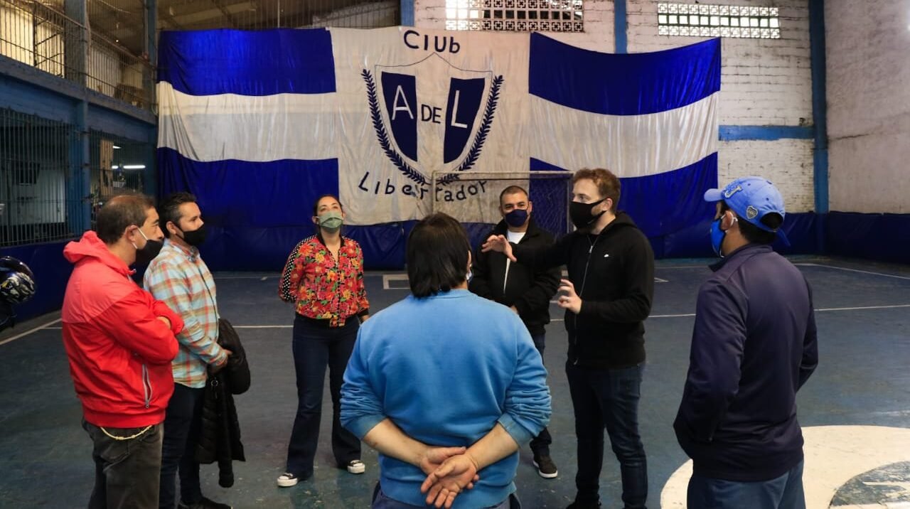 Federico Otermín: “Los clubes de barrio tienen un rol estratégico en la inclusión de los vecinos y vecinas de Lomas”