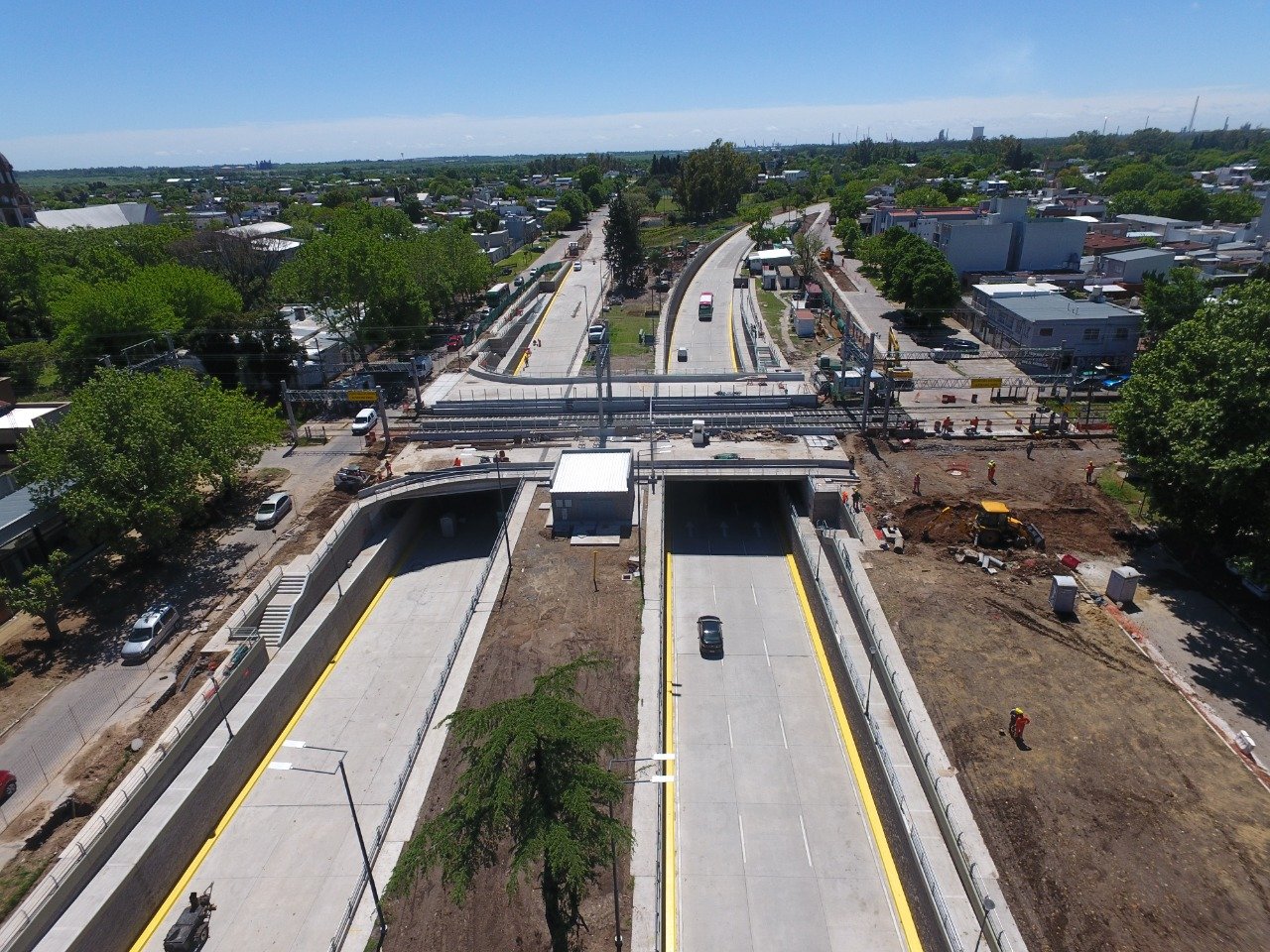 La Plata: quedará habilitada la circulación total en la obra «paso bajo a nivel Avenidas 1 y 32»