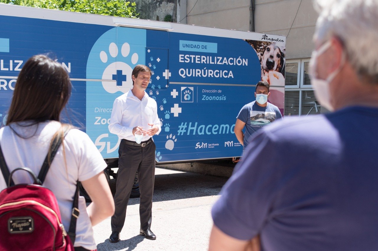 Atención para mascotas: San Vicente sumó un Quirófano Móvil