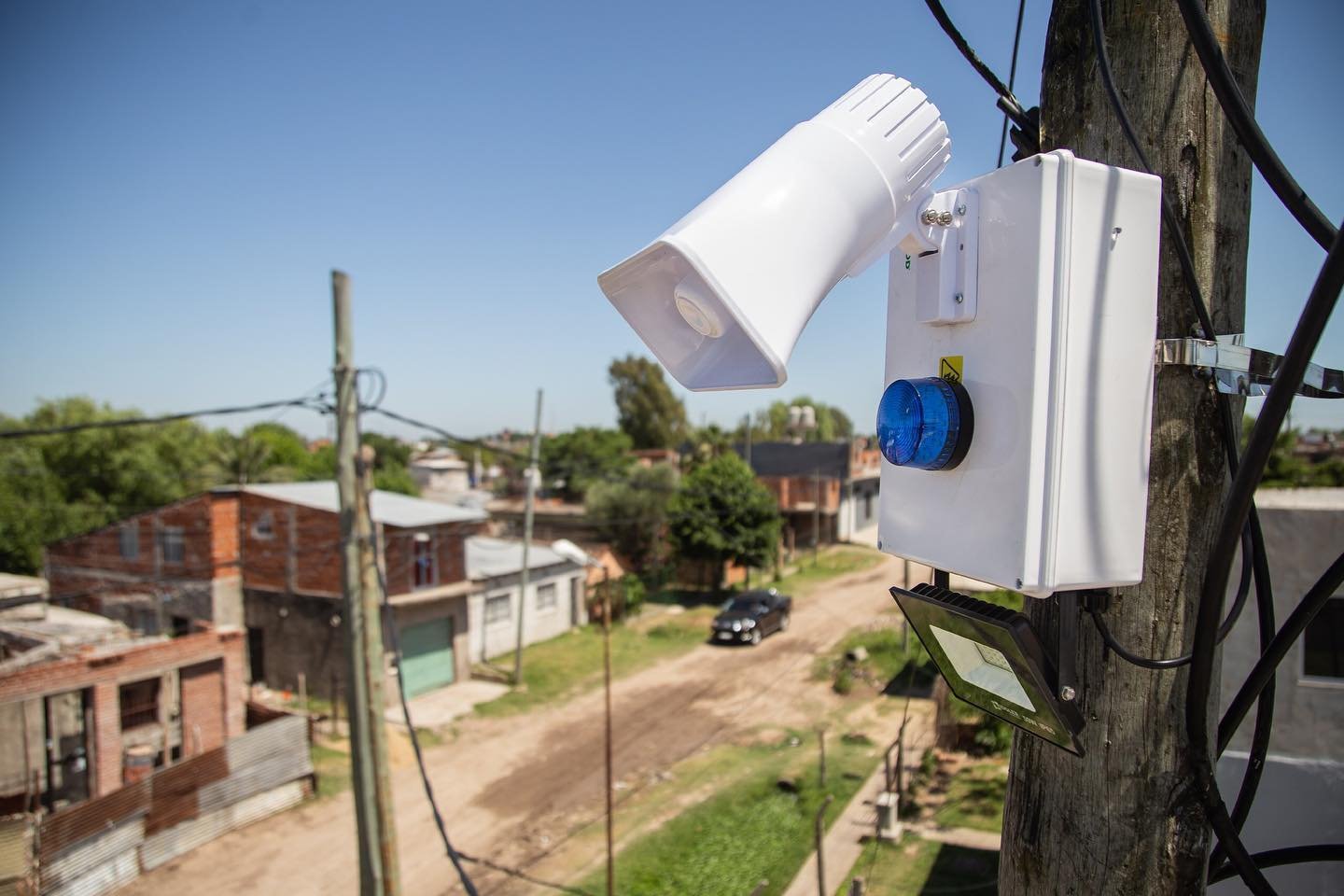 Como medida contra el delito, el Municipio coloca alarmas vecinales comunitarias