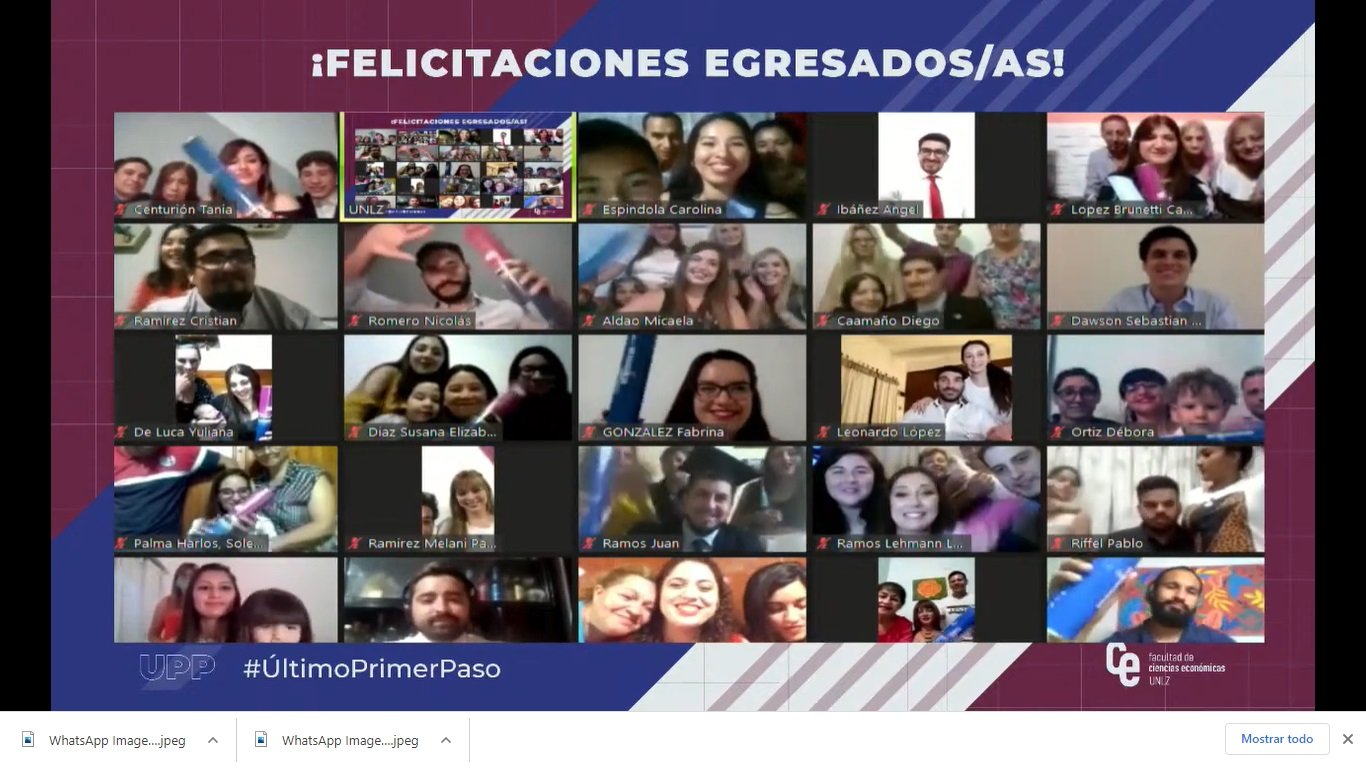 Ciencias Económicas: primera Colación de Grados Virtual en la Universidad de Lomas