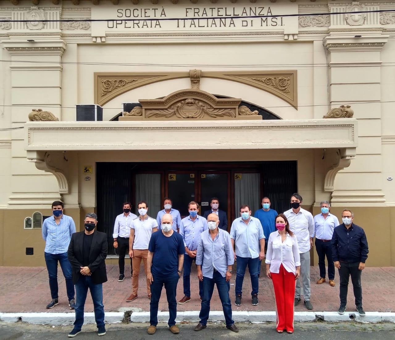 En Lanús, Larreta se reunió con la cúpula del PRO bonaerense