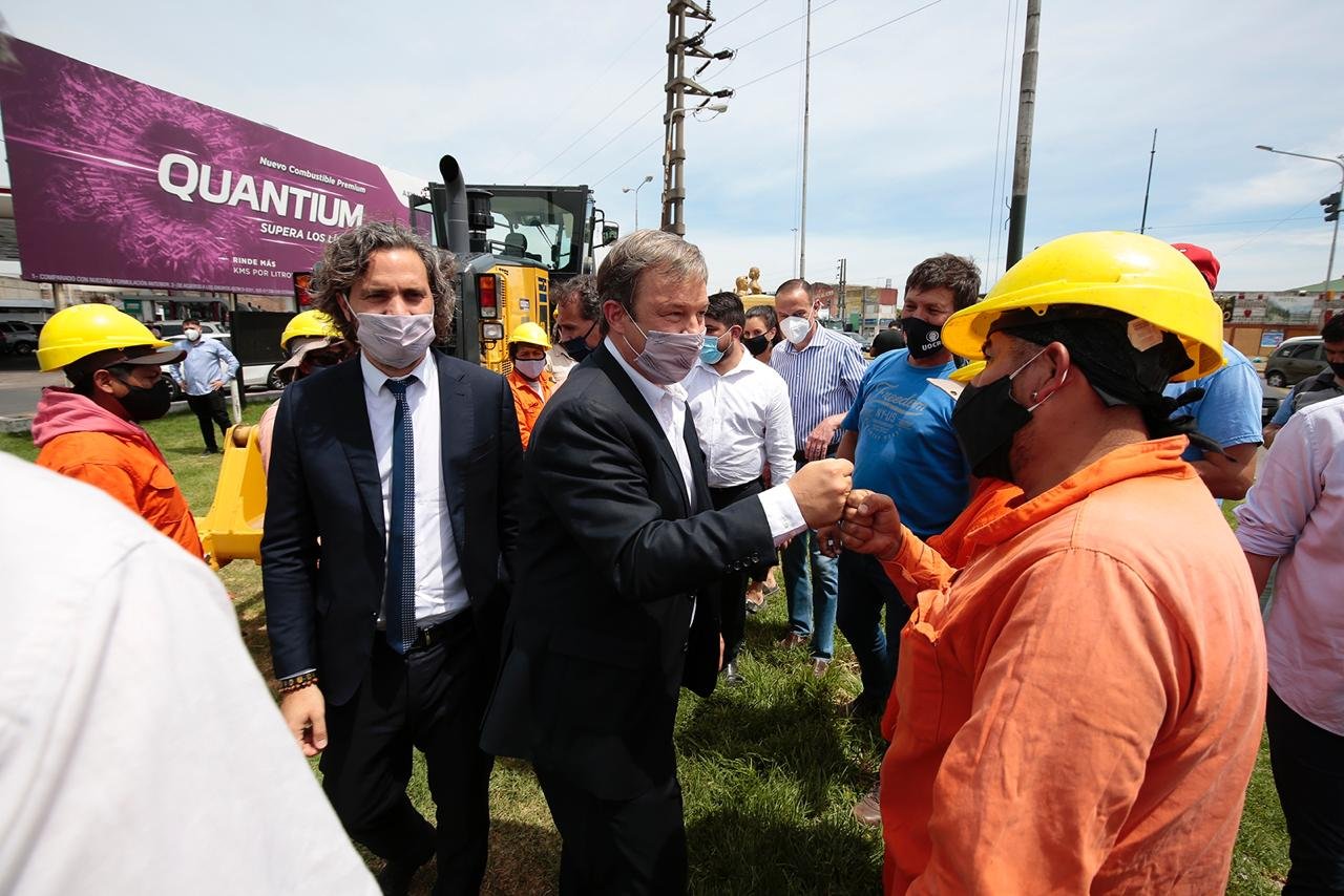 Cascallares recorrió junto a Cafiero, Kulfas y Katopodis el Parque Industrial de Burzaco