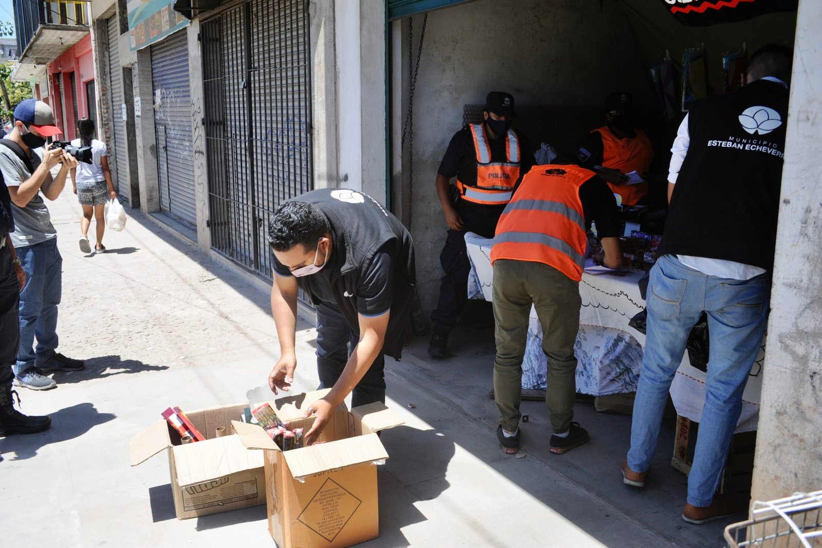 Controles de venta de pirotecnia en el distrito