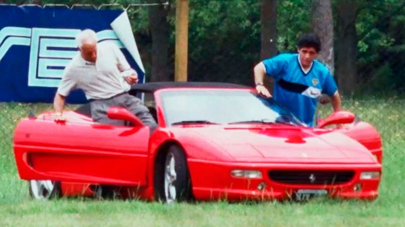 La Ferrari de Maradona está en Berazategui