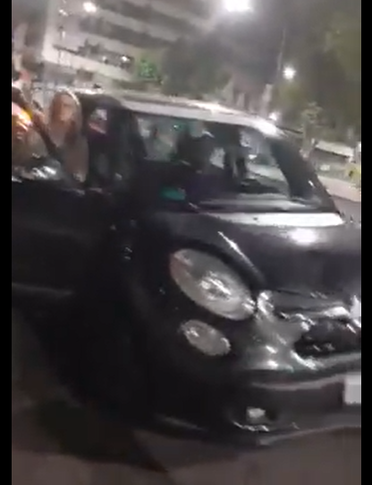 Píparo denunció que fue asaltada pero investigan si el marido atropelló intencionalmente a dos jóvenes