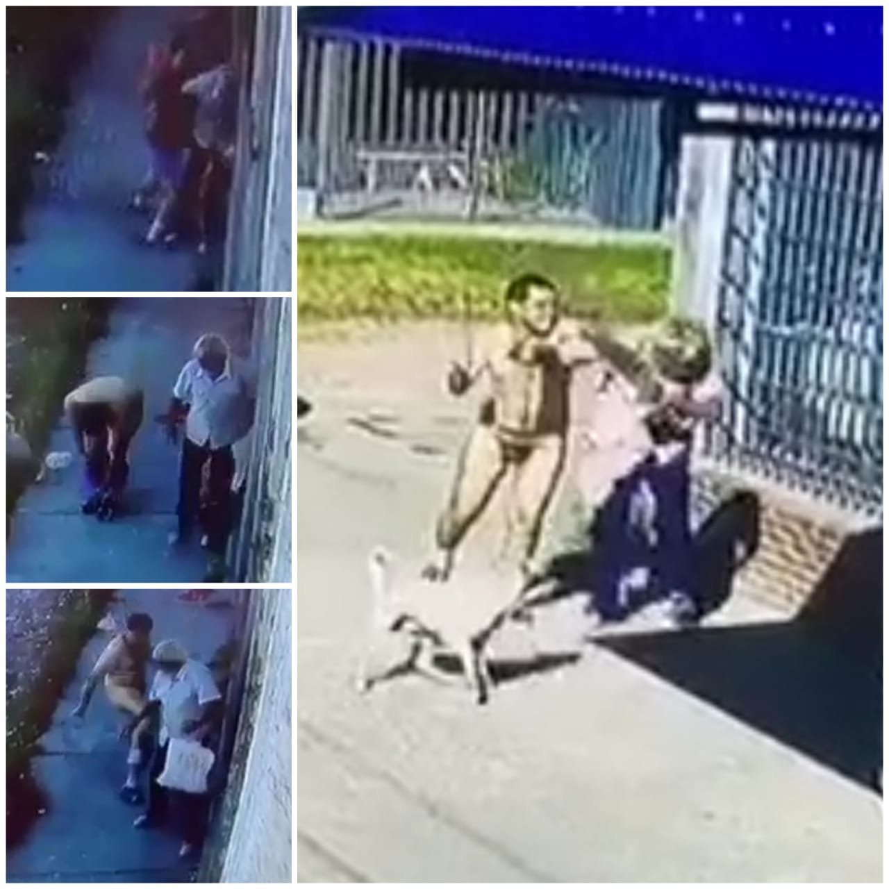 Sujeto esquizofrénico ataca en forma violenta y sin piedad a sus vecinos