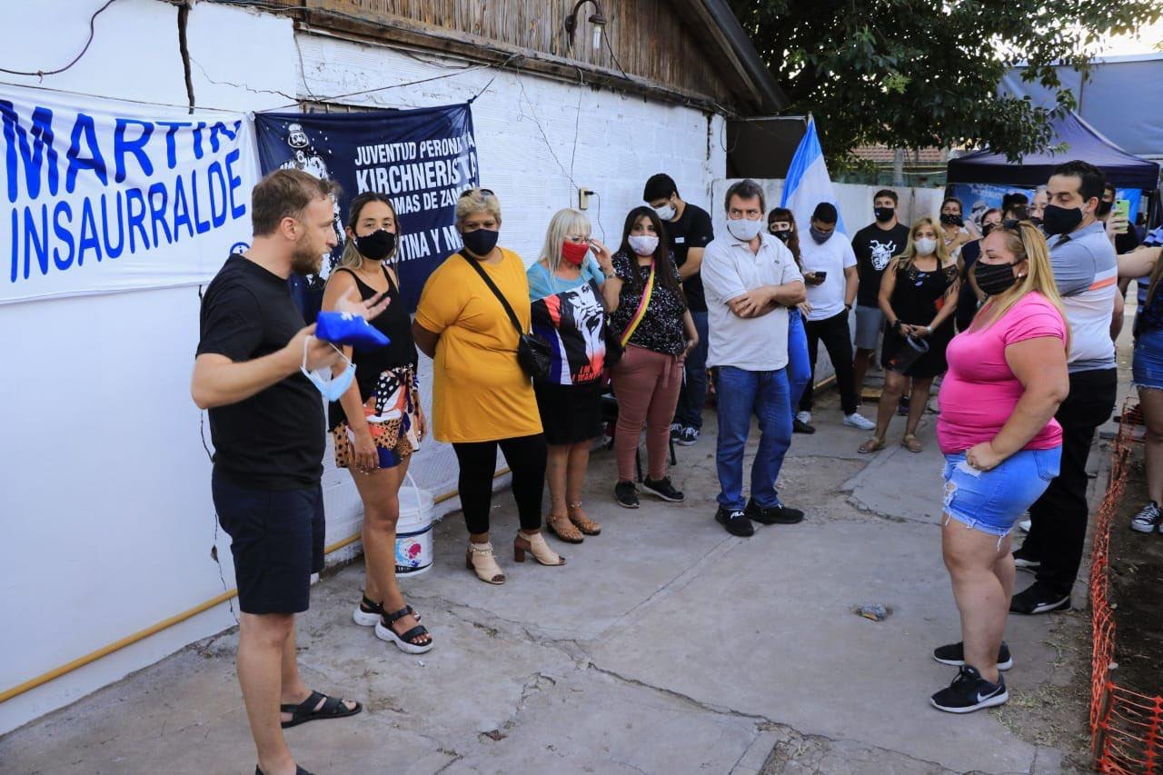 Otermín en la Unidad Básica Llavallol: “La militancia lomense está organizada para acompañar a los vecinos y a las vecinas”